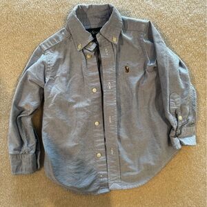 Ralph Lauren Gray Button-Up Shirt Jacket